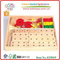 Neue intelligente hölzerne Bau Auto Set Kid Bau Spielzeug Wooden Block Set